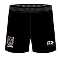 Fiji Black Training Shorts (Junior)